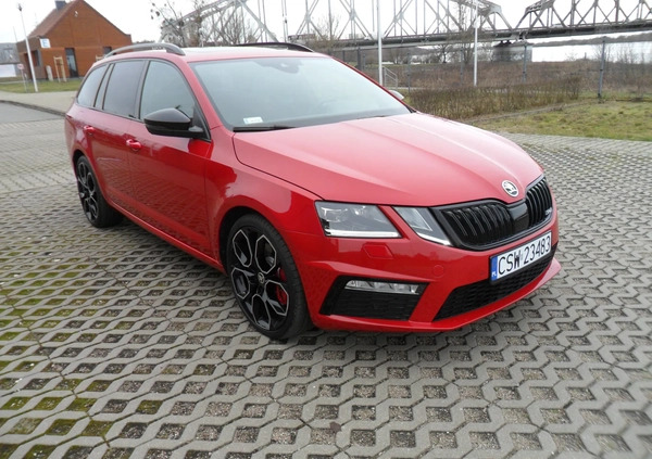 Skoda Octavia cena 84900 przebieg: 128400, rok produkcji 2018 z Grudziądz małe 254